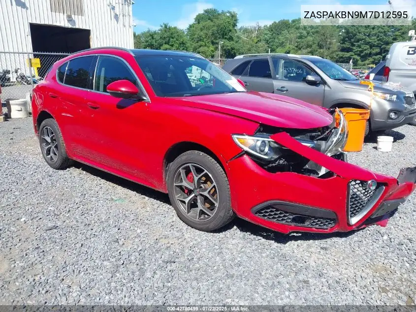 2021 Alfa Romeo Stelvio Ti/Ti Lusso/Ti Sport/Ti Sport Carbon VIN: ZASPAKBN9M7D12595 Lot: 42780499
