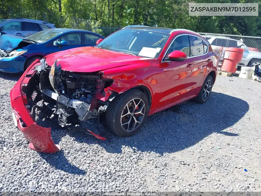 2021 Alfa Romeo Stelvio Ti/Ti Lusso/Ti Sport/Ti Sport Carbon VIN: ZASPAKBN9M7D12595 Lot: 42780499