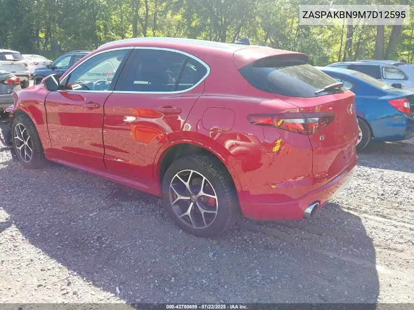 2021 Alfa Romeo Stelvio Ti/Ti Lusso/Ti Sport/Ti Sport Carbon VIN: ZASPAKBN9M7D12595 Lot: 42780499