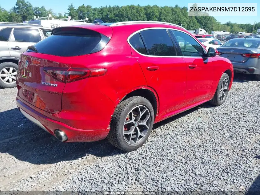2021 Alfa Romeo Stelvio Ti/Ti Lusso/Ti Sport/Ti Sport Carbon VIN: ZASPAKBN9M7D12595 Lot: 42780499