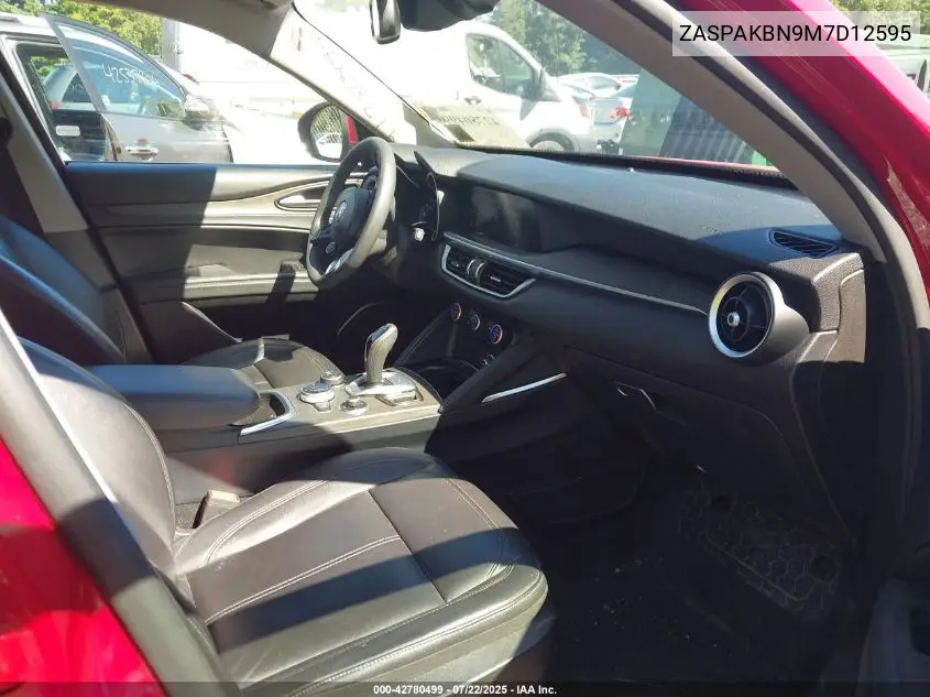 2021 Alfa Romeo Stelvio Ti/Ti Lusso/Ti Sport/Ti Sport Carbon VIN: ZASPAKBN9M7D12595 Lot: 42780499