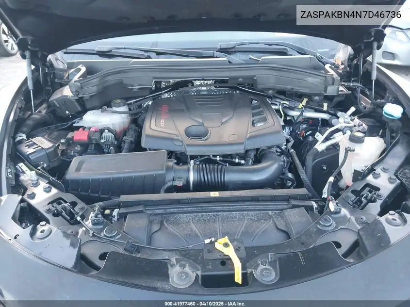 2022 Alfa Romeo Stelvio Ti Awd VIN: ZASPAKBN4N7D46736 Lot: 41977460