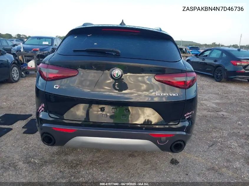 2022 Alfa Romeo Stelvio Ti Awd VIN: ZASPAKBN4N7D46736 Lot: 41977460