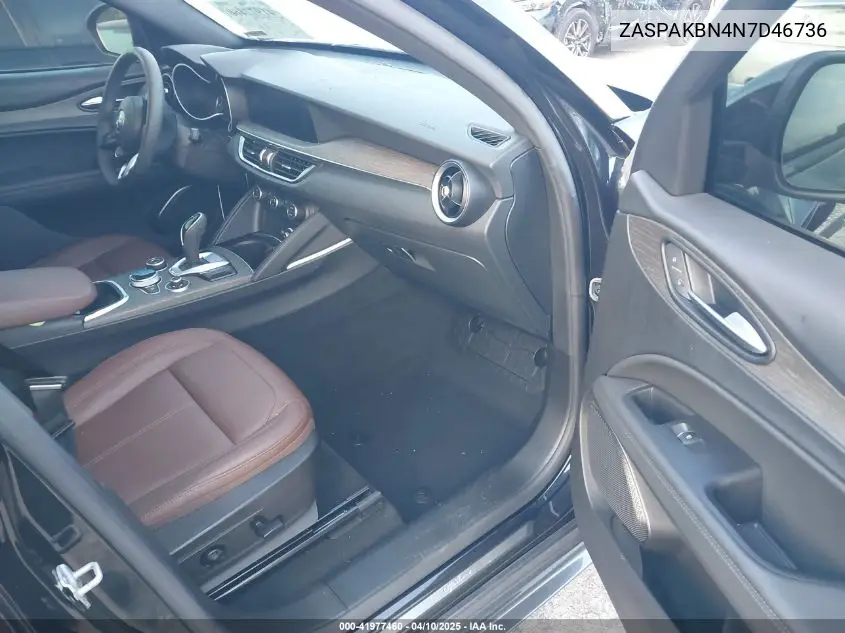 2022 Alfa Romeo Stelvio Ti Awd VIN: ZASPAKBN4N7D46736 Lot: 41977460