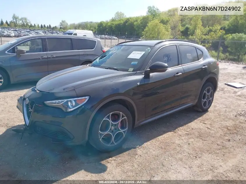 2022 Alfa Romeo Stelvio Ti Awd VIN: ZASPAKBN6N7D24902 Lot: 42225536