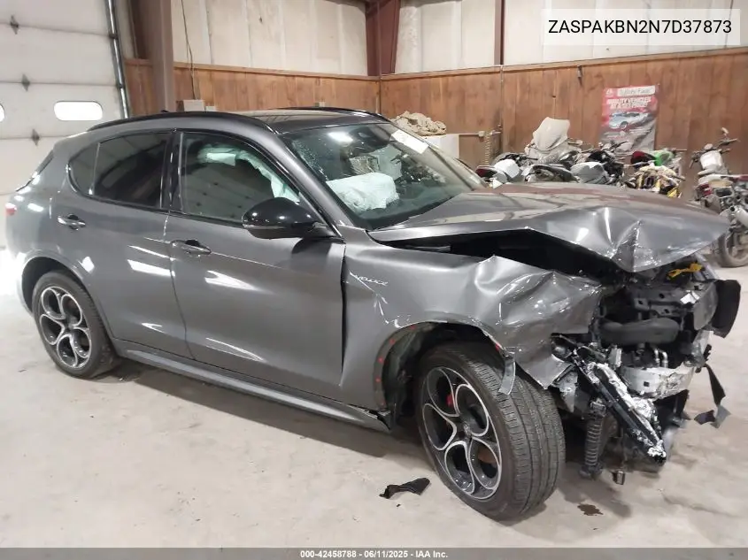 2022 Alfa Romeo Stelvio Veloce Ti Awd VIN: ZASPAKBN2N7D37873 Lot: 42458788