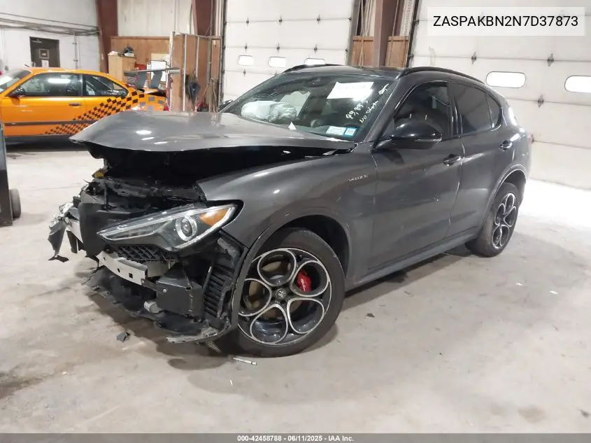 2022 Alfa Romeo Stelvio Veloce Ti Awd VIN: ZASPAKBN2N7D37873 Lot: 42458788