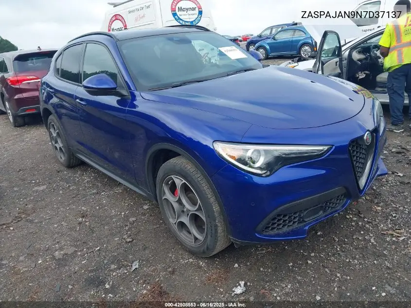 2022 Alfa Romeo Stelvio VIN: ZASPAJAN9N7D37137 Lot: 42508553