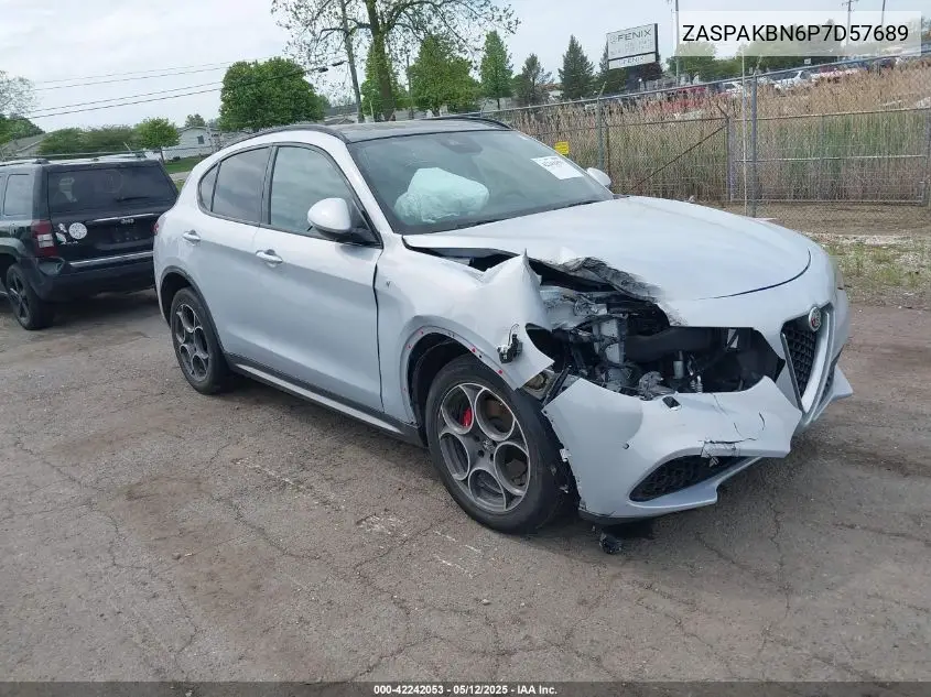 2023 Alfa Romeo Stelvio Ti Awd VIN: ZASPAKBN6P7D57689 Lot: 42242053
