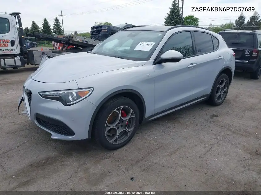 2023 Alfa Romeo Stelvio Ti Awd VIN: ZASPAKBN6P7D57689 Lot: 42242053