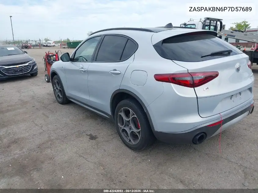 2023 Alfa Romeo Stelvio Ti Awd VIN: ZASPAKBN6P7D57689 Lot: 42242053