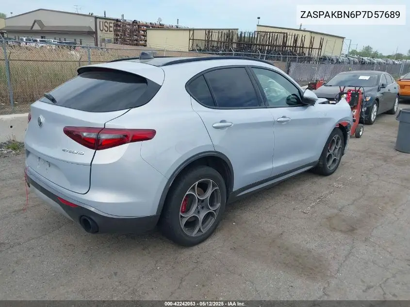 2023 Alfa Romeo Stelvio Ti Awd VIN: ZASPAKBN6P7D57689 Lot: 42242053