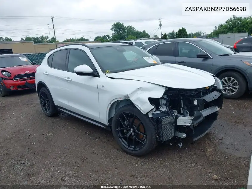 2023 Alfa Romeo Stelvio Ti Awd VIN: ZASPAKBN2P7D56698 Lot: 42523883