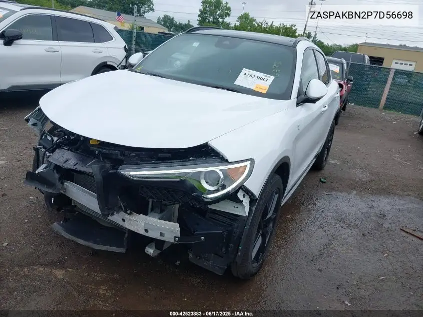 2023 Alfa Romeo Stelvio Ti Awd VIN: ZASPAKBN2P7D56698 Lot: 42523883