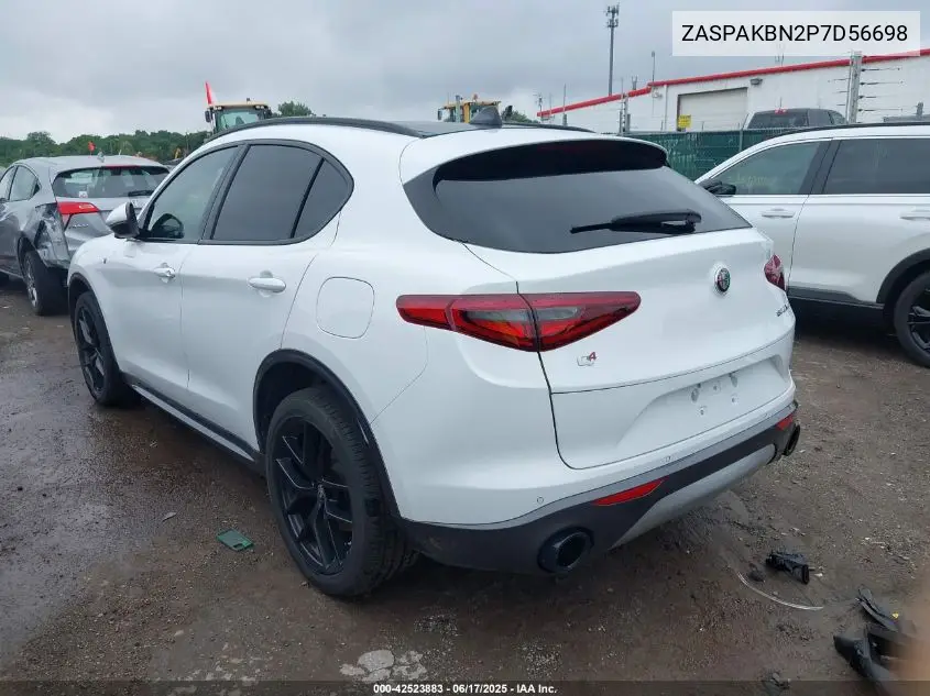 2023 Alfa Romeo Stelvio Ti Awd VIN: ZASPAKBN2P7D56698 Lot: 42523883