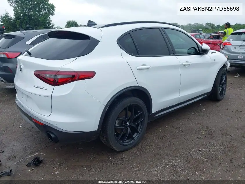 2023 Alfa Romeo Stelvio Ti Awd VIN: ZASPAKBN2P7D56698 Lot: 42523883