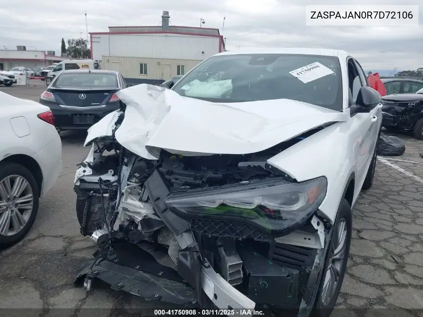 2024 Alfa Romeo Stelvio Sprint Rwd VIN: ZASPAJAN0R7D72106 Lot: 41750908