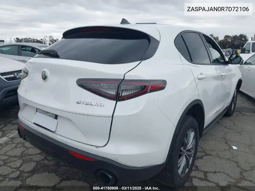 2024 Alfa Romeo Stelvio Sprint Rwd VIN: ZASPAJAN0R7D72106 Lot: 41750908