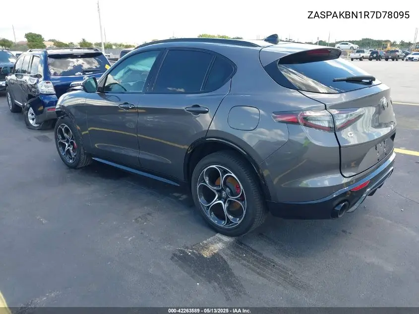 2024 Alfa Romeo Stelvio Veloce Awd VIN: ZASPAKBN1R7D78095 Lot: 42263589