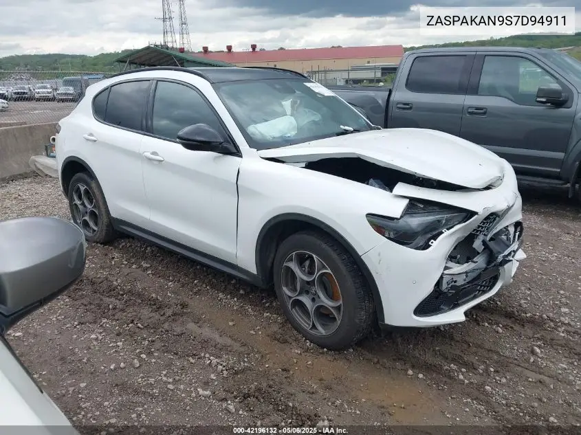 2025 Alfa Romeo Stelvio Sprint Awd VIN: ZASPAKAN9S7D94911 Lot: 42196132