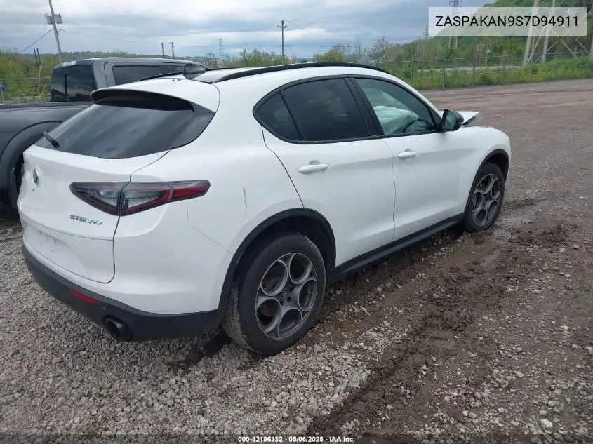 2025 Alfa Romeo Stelvio Sprint Awd VIN: ZASPAKAN9S7D94911 Lot: 42196132