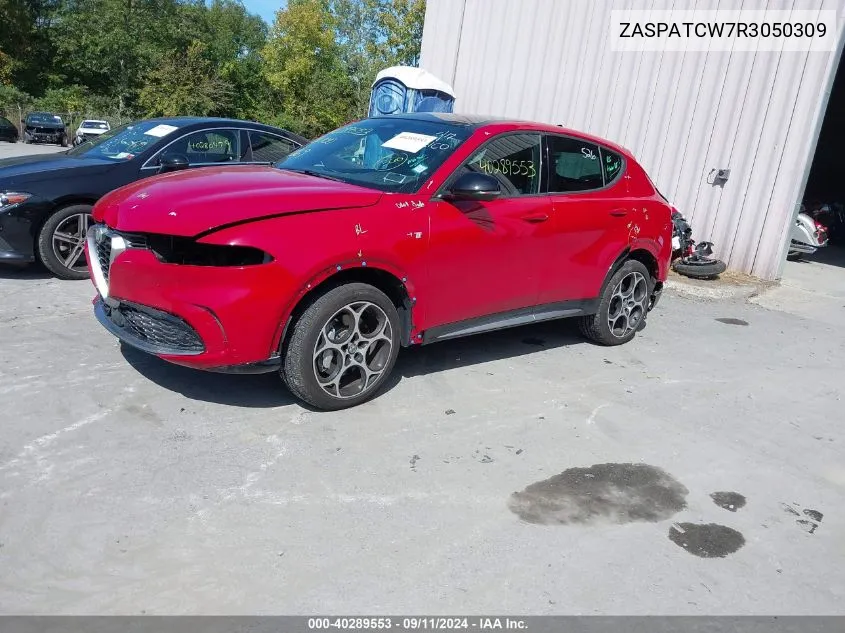 2024 Alfa Romeo Tonale Ti Eawd VIN: ZASPATCW7R3050309 Lot: 40289553