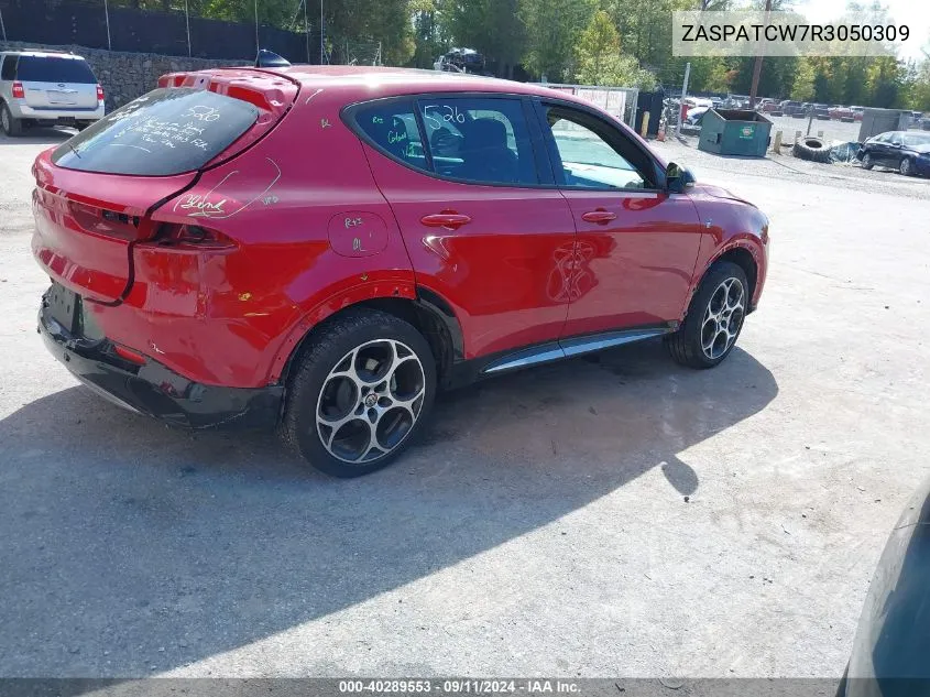 2024 Alfa Romeo Tonale Ti Eawd VIN: ZASPATCW7R3050309 Lot: 40289553
