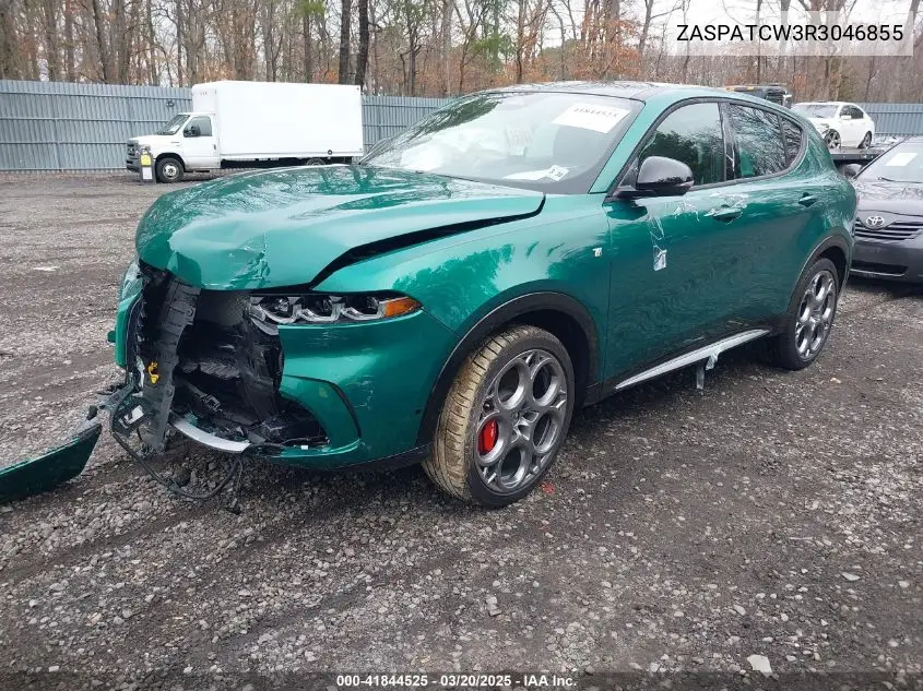 2024 Alfa Romeo Tonale Ti Eawd VIN: ZASPATCW3R3046855 Lot: 41844525