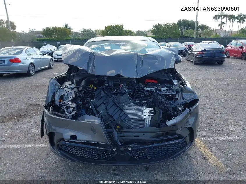 2025 Alfa Romeo Tonale Awd VIN: ZASNATAN6S3090601 Lot: 42060116