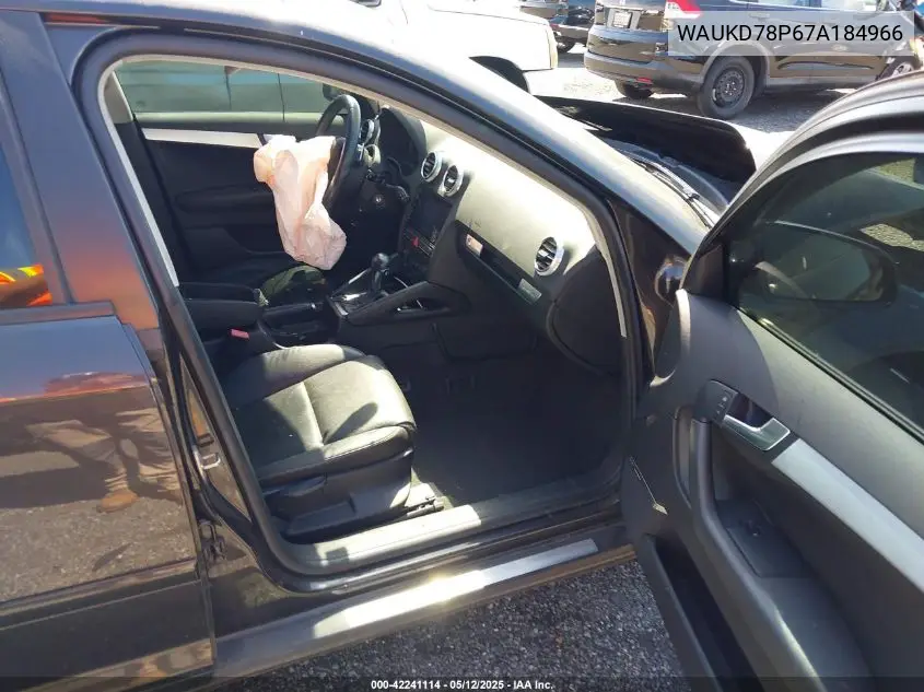 2007 Audi A3 3.2 VIN: WAUKD78P67A184966 Lot: 42241114