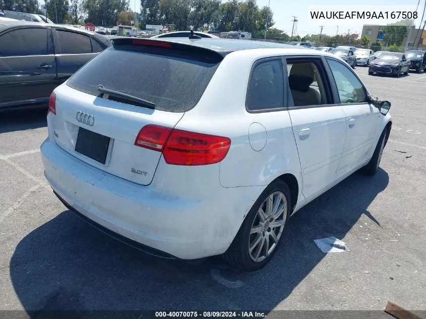 2010 Audi A3 2.0T Premium VIN: WAUKEAFM9AA167508 Lot: 40070075