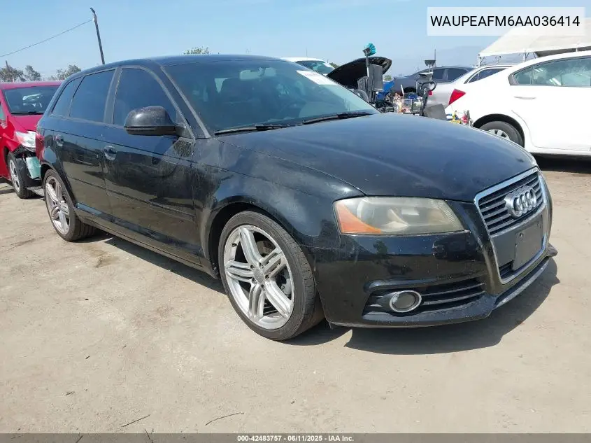 2010 Audi A3 2.0T Premium VIN: WAUPEAFM6AA036414 Lot: 42483757