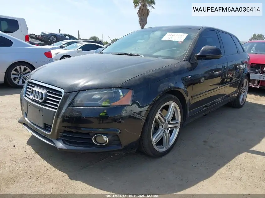 2010 Audi A3 2.0T Premium VIN: WAUPEAFM6AA036414 Lot: 42483757