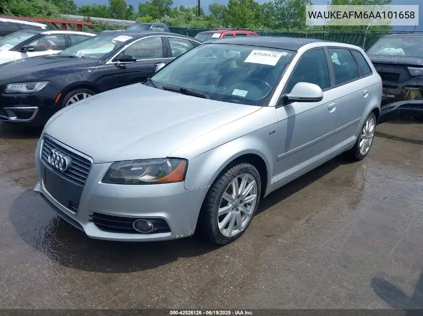 2010 Audi A3 2.0T Premium VIN: WAUKEAFM6AA101658 Lot: 42526126