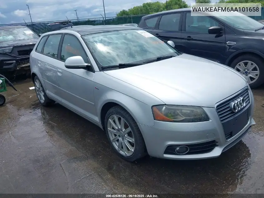 2010 Audi A3 2.0T Premium VIN: WAUKEAFM6AA101658 Lot: 42526126