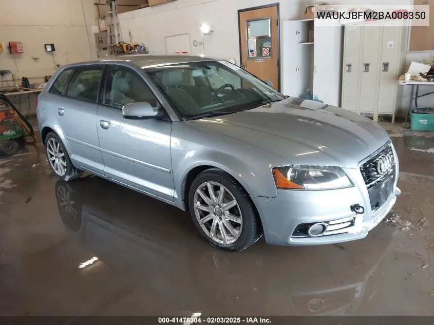 2011 Audi A3 2.0 Tdi Premium VIN: WAUKJBFM2BA008350 Lot: 41476304