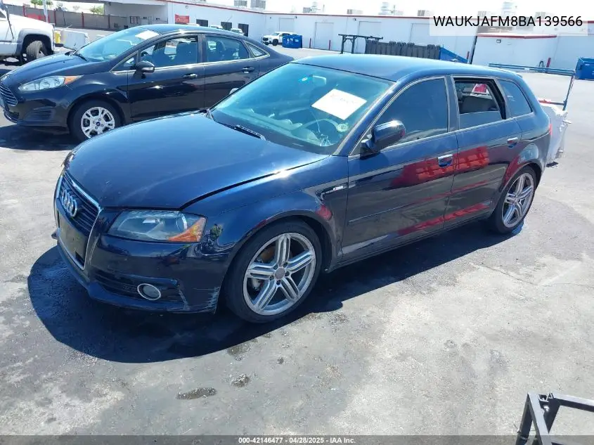 2011 Audi A3 2.0 Tdi Premium VIN: WAUKJAFM8BA139566 Lot: 42146477