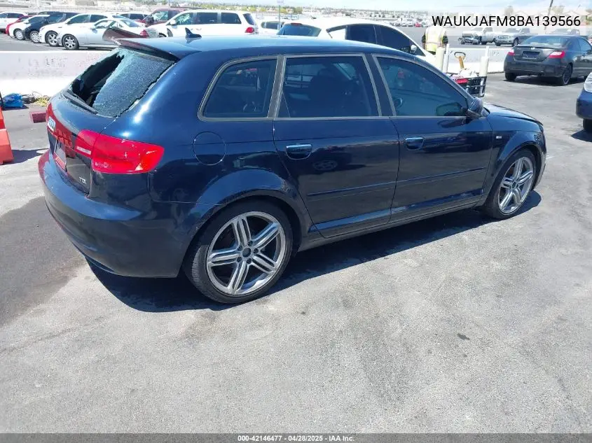 2011 Audi A3 2.0 Tdi Premium VIN: WAUKJAFM8BA139566 Lot: 42146477