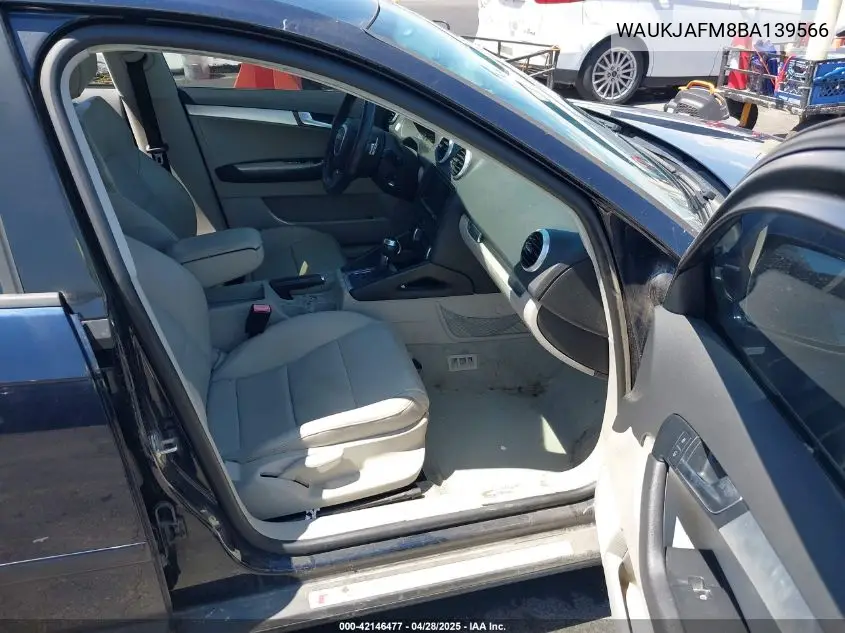 2011 Audi A3 2.0 Tdi Premium VIN: WAUKJAFM8BA139566 Lot: 42146477