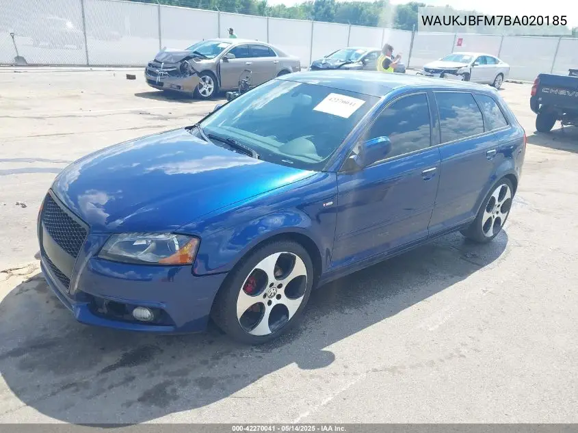 2011 Audi A3 2.0 Tdi Premium VIN: WAUKJBFM7BA020185 Lot: 42270041