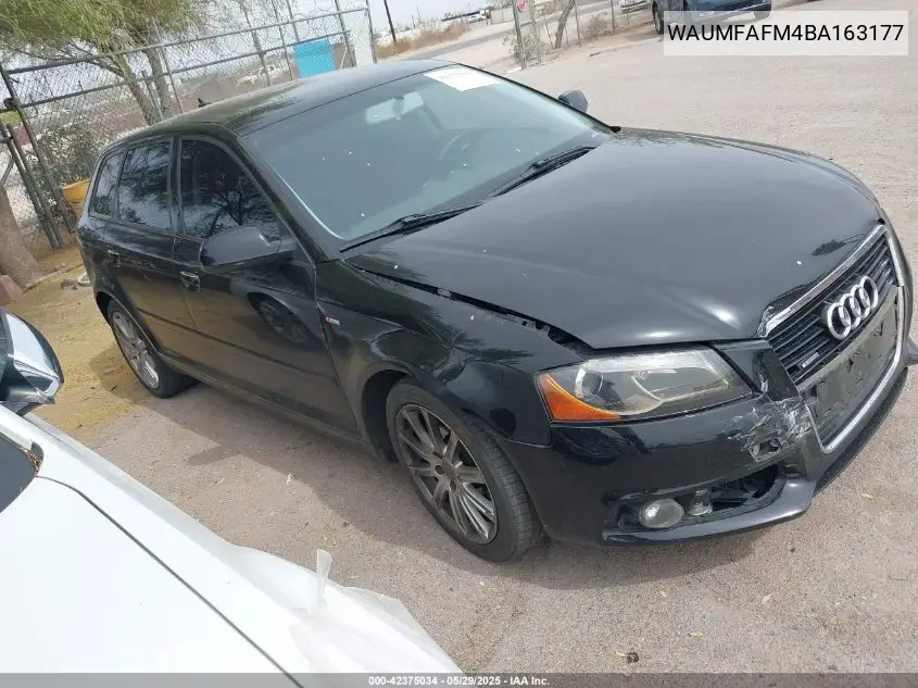 2011 Audi A3 2.0T Premium VIN: WAUMFAFM4BA163177 Lot: 42375034