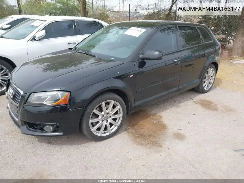 2011 Audi A3 2.0T Premium VIN: WAUMFAFM4BA163177 Lot: 42375034