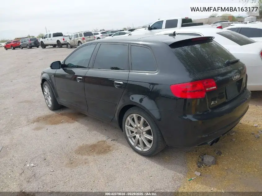 2011 Audi A3 2.0T Premium VIN: WAUMFAFM4BA163177 Lot: 42375034