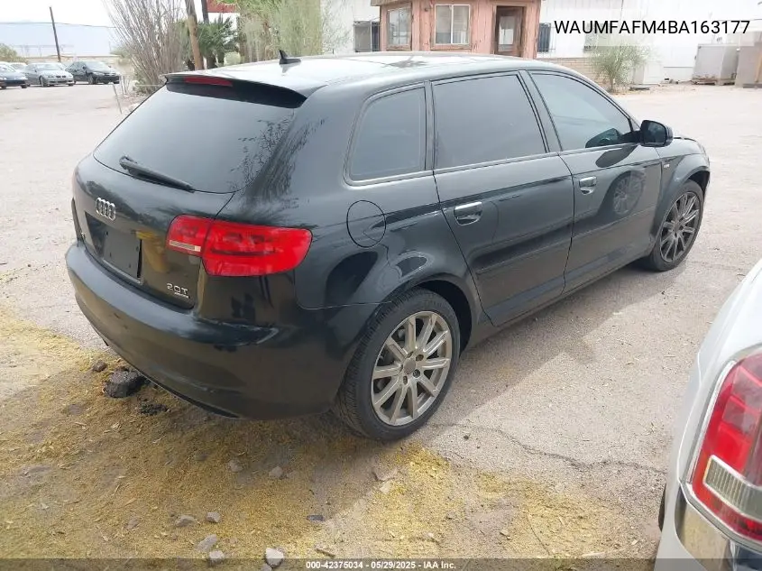 2011 Audi A3 2.0T Premium VIN: WAUMFAFM4BA163177 Lot: 42375034