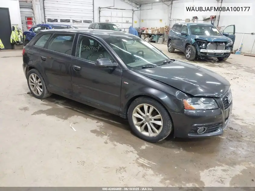 2011 Audi A3 2.0 Tdi Premium VIN: WAUBJAFM0BA100177 Lot: 42464469