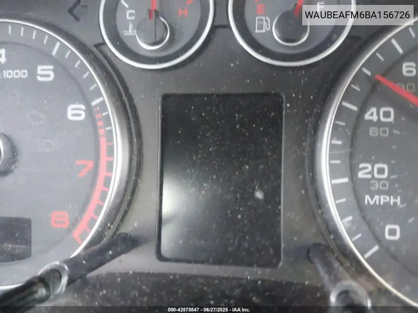 2011 Audi A3 2.0T Premium VIN: WAUBEAFM6BA156726 Lot: 42575547