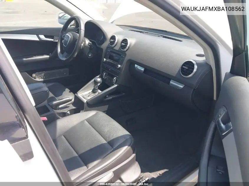 2011 Audi A3 2.0 Tdi Premium VIN: WAUKJAFMXBA108562 Lot: 42588132