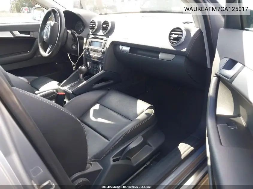 2012 Audi A3 2.0T Premium VIN: WAUKEAFM7CA125017 Lot: 42256061