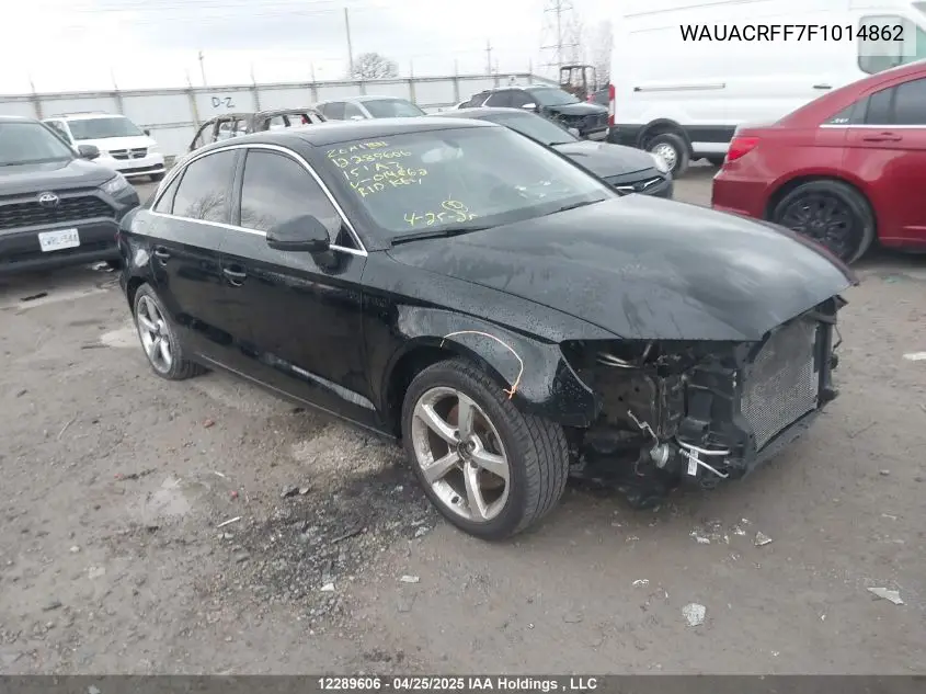 2015 Audi A3 1.8T Komfort VIN: WAUACRFF7F1014862 Lot: 12289606
