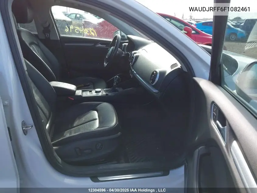 2015 Audi A3 2.0 Tdi Technik VIN: WAUDJRFF6F1082461 Lot: 12304596